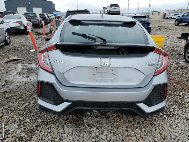 SHHFK7H92KU217164 - 2019 HONDA CIVIC SPORT TOURING GRAY photo 6