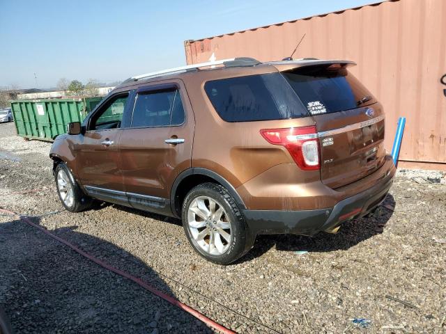 1FMHK7D85BGA30431 - 2011 FORD EXPLORER XLT BROWN photo 2