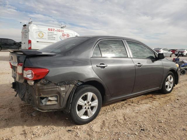 5YFBU4EE1DP090201 - 2013 TOYOTA COROLLA BASE GRAY photo 3