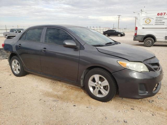 5YFBU4EE1DP090201 - 2013 TOYOTA COROLLA BASE GRAY photo 4