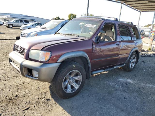JN8DR07X31W509951 - 2001 NISSAN PATHFINDER LE BURGUNDY photo 1