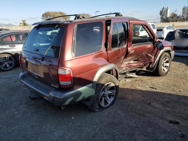 JN8DR07X31W509951 - 2001 NISSAN PATHFINDER LE BURGUNDY photo 3