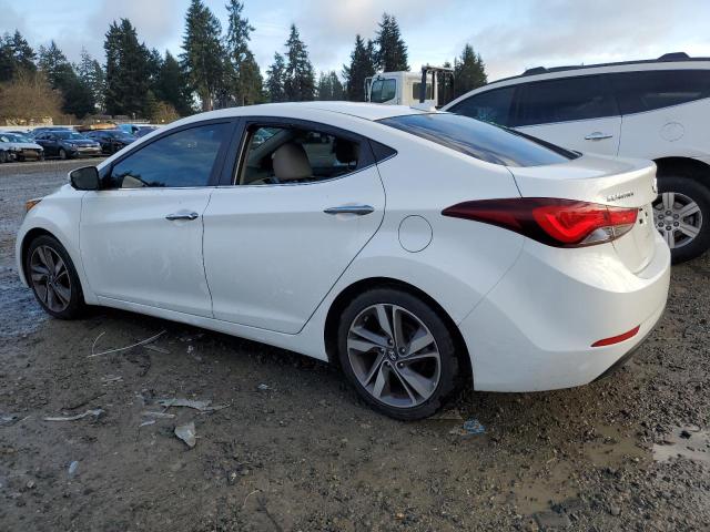 5NPDH4AE8EH460447 - 2014 HYUNDAI ELANTRA SE WHITE photo 2