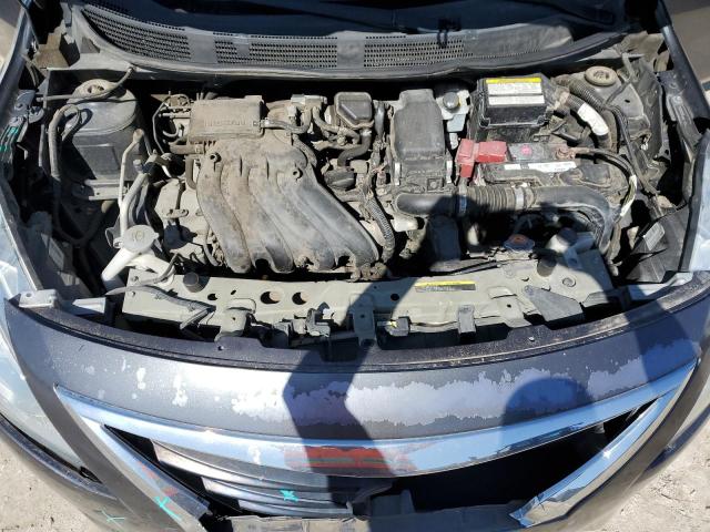 3N1CN7AP8FL806492 - 2015 NISSAN VERSA S CHARCOAL photo 11