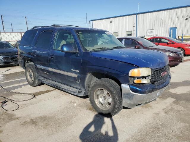 1GKEC13T21R174579 - 2001 GMC YUKON BLUE photo 4