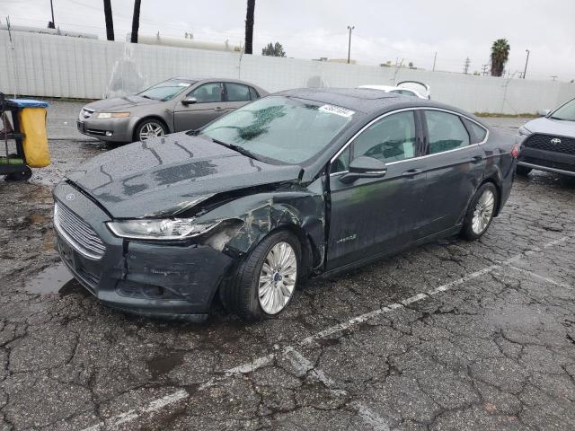 3FA6P0LU7GR157139 - 2016 FORD FUSION SE HYBRID GRAY photo 1