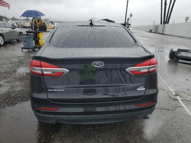 3FA6P0HD7KR148491 - 2019 FORD FUSION SE BLACK photo 6