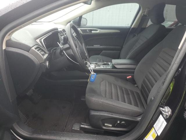 3FA6P0HD7KR148491 - 2019 FORD FUSION SE BLACK photo 7