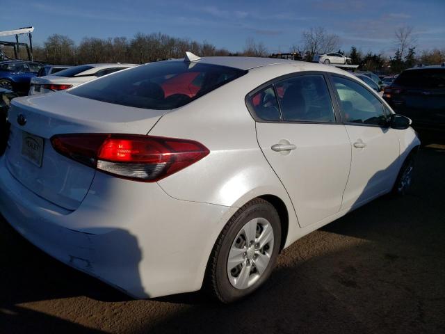 3KPFL4A76HE039280 - 2017 KIA FORTE LX WHITE photo 3