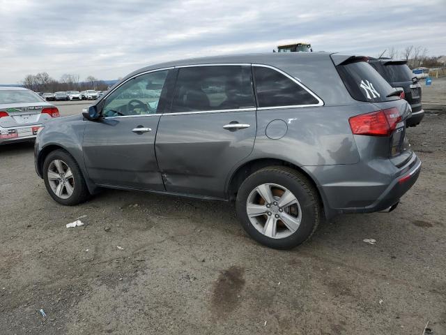 2HNYD2H66BH542935 - 2011 ACURA MDX TECHNOLOGY CHARCOAL photo 2