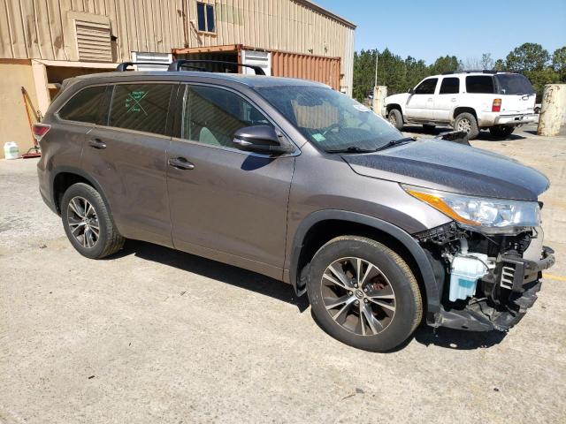 5TDJKRFH7GS266512 - 2016 TOYOTA HIGHLANDER XLE GRAY photo 4