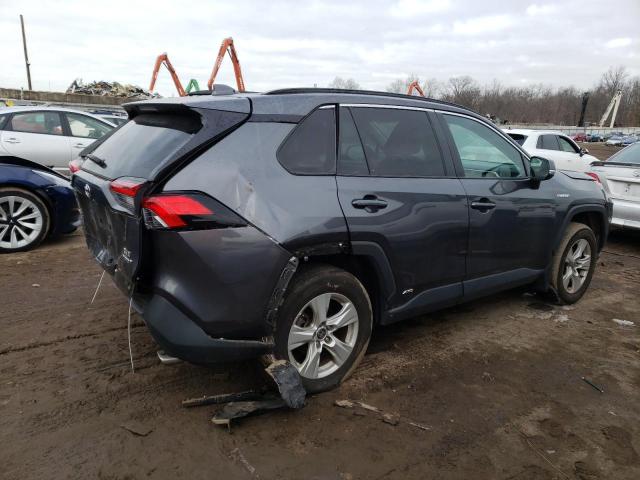 4T3RWRFV0MU036172 - 2021 TOYOTA RAV4 XLE GRAY photo 3