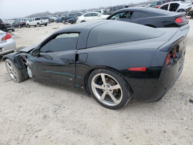 1G1YY26W085112873 - 2008 CHEVROLET CORVETTE BLACK photo 2