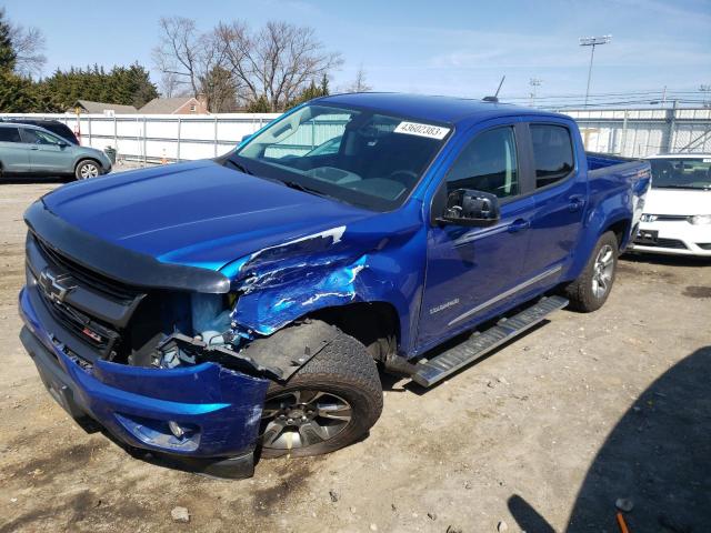 1GCGTDEN5K1129849 - 2019 CHEVROLET COLORADO Z71 BLUE photo 1