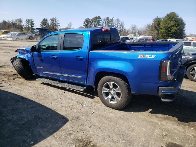 1GCGTDEN5K1129849 - 2019 CHEVROLET COLORADO Z71 BLUE photo 2