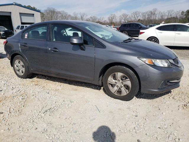 19XFB2F54DE086204 - 2013 HONDA CIVIC LX GRAY photo 4