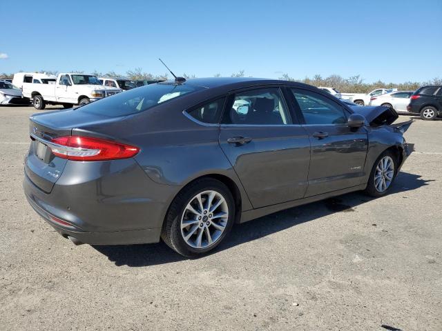 3FA6P0LU9HR129960 - 2017 FORD FUSION SE HYBRID GRAY photo 3