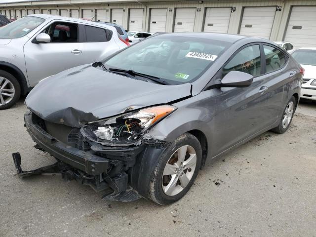 5NPDH4AE1DH375478 - 2013 HYUNDAI ELANTRA GLS GRAY photo 1