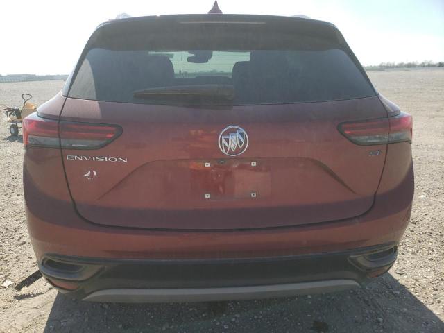 LRBAZLR45MD089613 - 2021 BUICK ENVISION PREFERRED Tünd qırmızı foto 6