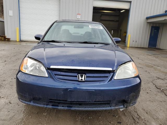 1HGES26702L068916 - 2002 HONDA CIVIC EX BLUE photo 5