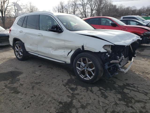 5UXTY5C0XM9G57874 - 2021 BMW X3 XDRIVE30I WHITE photo 4