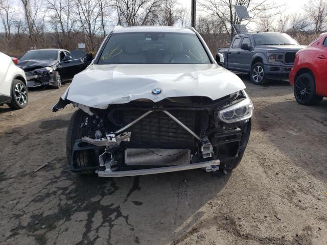 5UXTY5C0XM9G57874 - 2021 BMW X3 XDRIVE30I WHITE photo 5