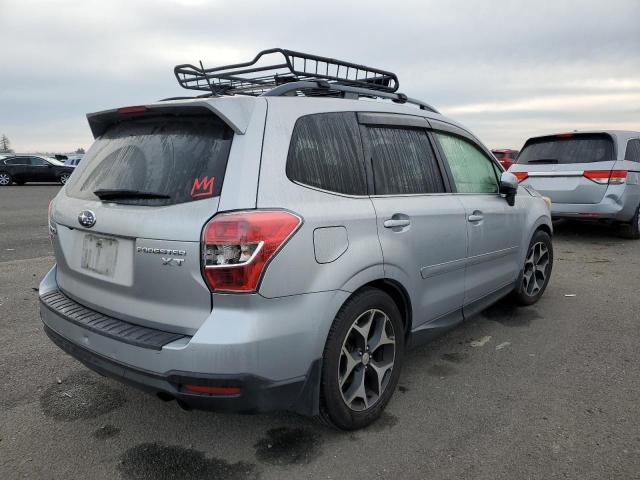 JF2SJGMC7EH507930 - 2014 SUBARU FORESTER 2.0XT TOURING SILVER photo 3