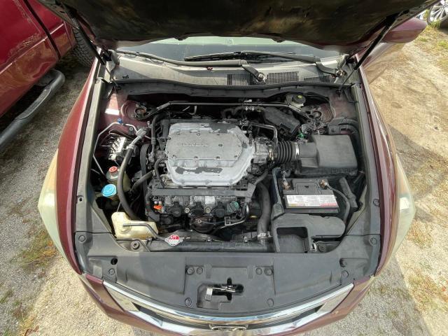 1HGCP36808A081399 - 2008 HONDA ACCORD EXL RED photo 7