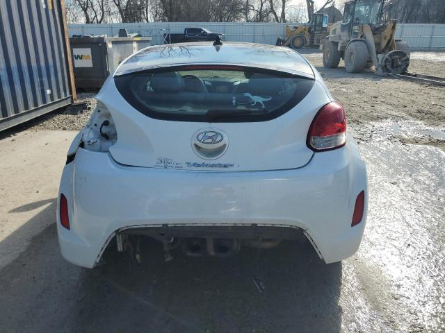 KMHTC6AD5DU096419 - 2013 HYUNDAI VELOSTER WHITE photo 6