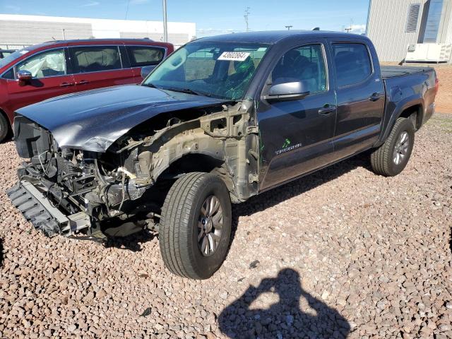 3TMAZ5CN1GM005567 - 2016 TOYOTA TACOMA DOUBLE CAB GRAY photo 1