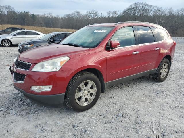 1GNKVGED9CJ123588 - 2012 CHEVROLET TRAVERSE LT RED photo 1