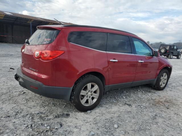 1GNKVGED9CJ123588 - 2012 CHEVROLET TRAVERSE LT RED photo 3