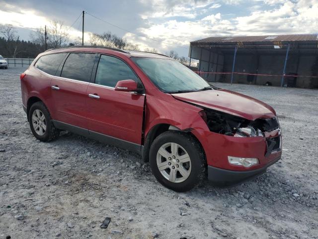 1GNKVGED9CJ123588 - 2012 CHEVROLET TRAVERSE LT RED photo 4