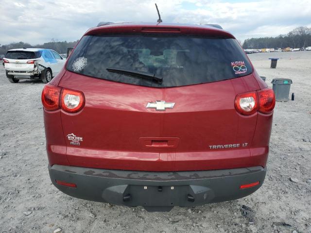 1GNKVGED9CJ123588 - 2012 CHEVROLET TRAVERSE LT RED photo 6