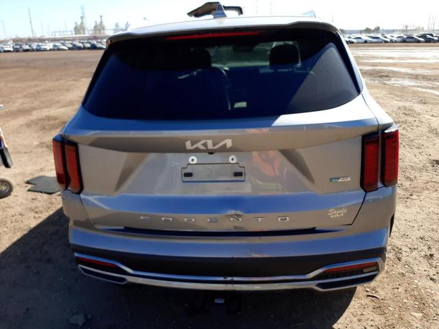 KNDRG4LG3N5081797 - 2022 KIA SORENTO S GRAY photo 6