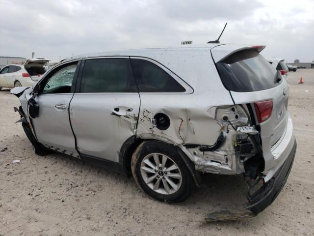 5XYPG4A35KG534053 - 2019 KIA SORENTO L SILVER photo 2