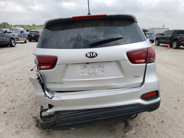 5XYPG4A35KG534053 - 2019 KIA SORENTO L SILVER photo 6