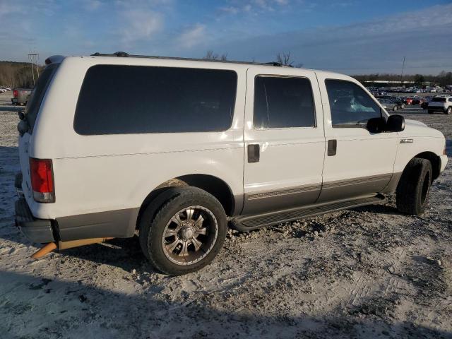 1FMNU40L64EC56045 - 2004 FORD EXCURSION XLT WHITE photo 3