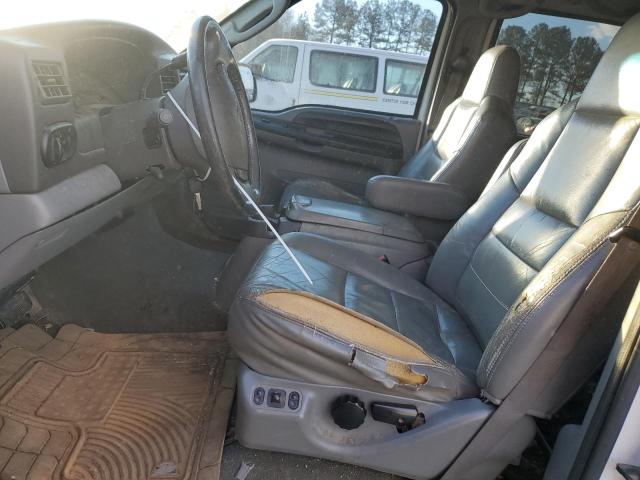 1FMNU40L64EC56045 - 2004 FORD EXCURSION XLT WHITE photo 7