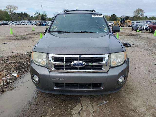 1FMCU0DGXBKB51259 - 2011 FORD ESCAPE XLT GRAY photo 5