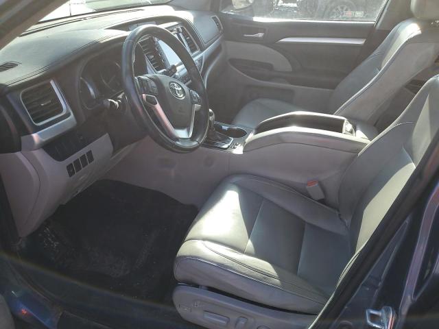 5TDJKRFH6GS501742 - 2016 TOYOTA HIGHLANDER XLE 蓝色 照片 7