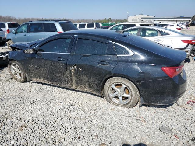 1G1ZB5ST0HF187859 - 2017 CHEVROLET MALIBU LS BLACK photo 2