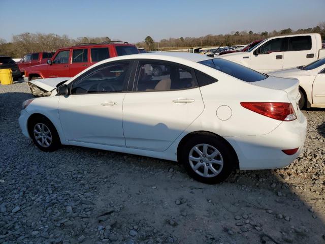 KMHCT4AE0EU588659 - 2014 HYUNDAI ACCENT GLS WHITE photo 2