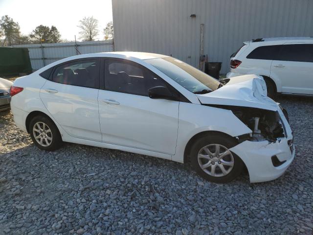 KMHCT4AE0EU588659 - 2014 HYUNDAI ACCENT GLS WHITE photo 4