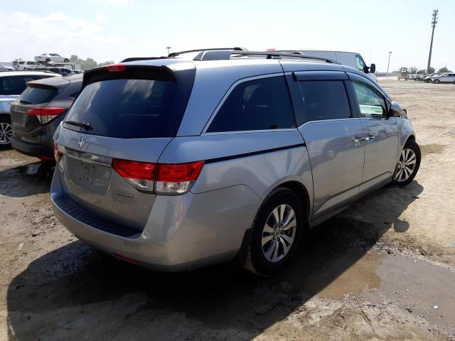 5FNRL5H31HB020927 - 2017 HONDA ODYSSEY SE SILVER photo 3