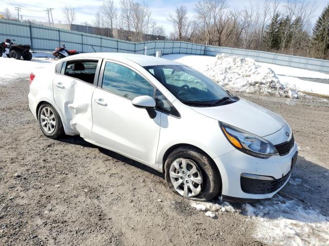 KNADM4A31G6652104 - 2016 KIA RIO LX WHITE photo 4