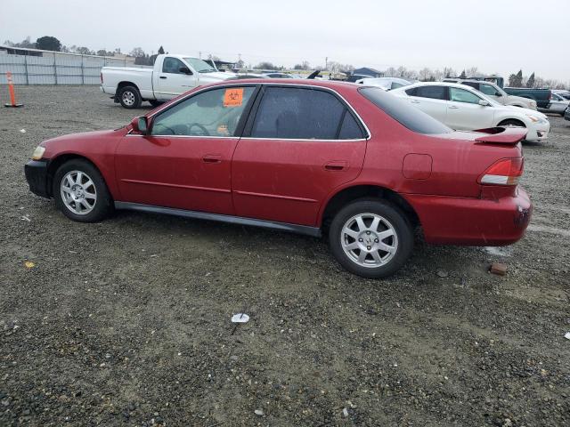 JHMCG668X2C020877 - 2002 HONDA ACCORD EX RED photo 2