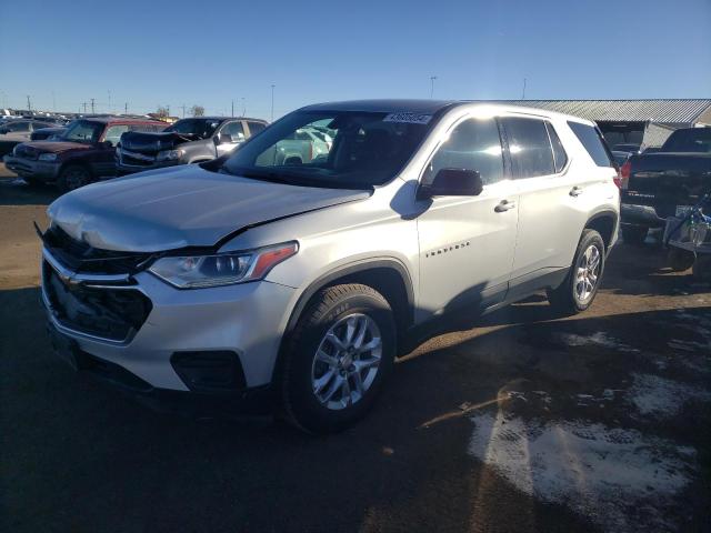 1GNEVFKW9KJ164525 - 2019 CHEVROLET TRAVERSE LS SILVER photo 1