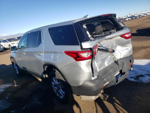 1GNEVFKW9KJ164525 - 2019 CHEVROLET TRAVERSE LS SILVER photo 2