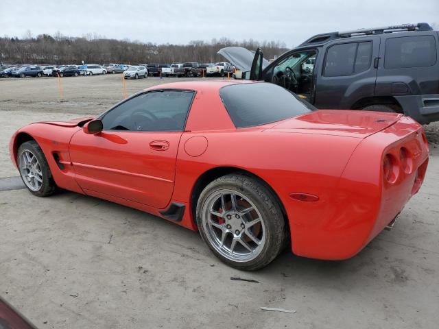 1G1YY12S225127248 - 2002 CHEVROLET CORVETTE Z06 RED photo 2